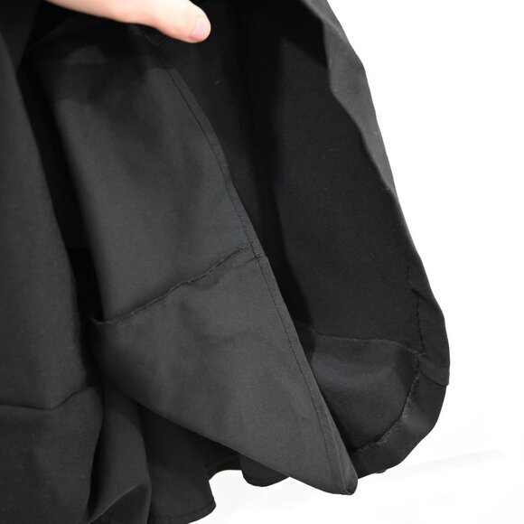 Rebecca Taylor Size 8 Black Fit and Flare V-Neck Ponte Dress - Picture 9 of 10